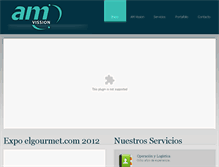 Tablet Screenshot of amvission.com